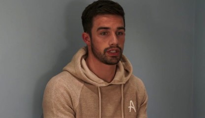 Straight Athletic Footballer Lucas Strips and has a Seriously Intense Orgasm!